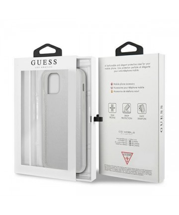 Guess GUHCP12L3D4GTR iPhone 12 Pro Max 6.7" transparent hardcase 4G 3D Pattern Collection