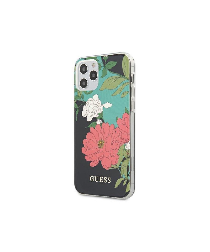 Guess GUHCP12LIMLFL01 iPhone 12 Pro Max 6.7" black/black N°1 Flower Collection