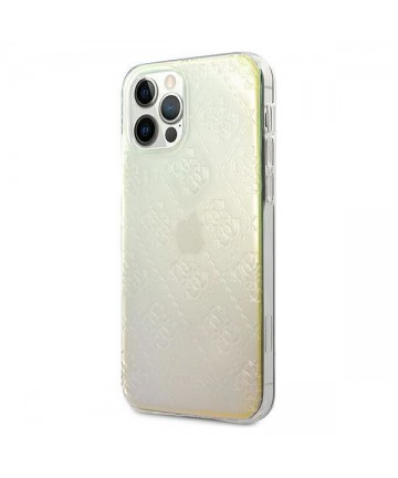 Guess GUHCP12M3D4GIRBL iPhone 12/12 Pro 6.1" iridescent/iridescent hardcase 4G 3D Pattern Collection