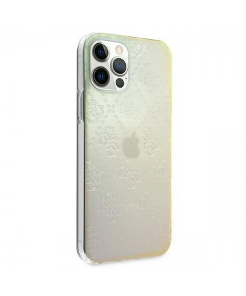 Guess GUHCP12M3D4GIRBL iPhone 12/12 Pro 6.1" iridescent/iridescent hardcase 4G 3D Pattern Collection