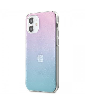 Guess GUHCP12S3D4GGBP iPhone 12 mini 5.4" blue-pink/blue&pink hardcase 4G 3D Pattern Collection