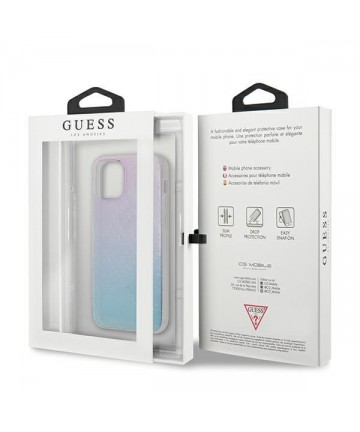 Guess GUHCP12S3D4GGBP iPhone 12 mini 5.4" blue-pink/blue&pink hardcase 4G 3D Pattern Collection
