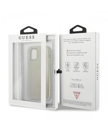 Guess GUHCP12S3D4GIRBL iPhone 12 mini 5.4" iridescent/opal hardcase 4G 3D Pattern Collection