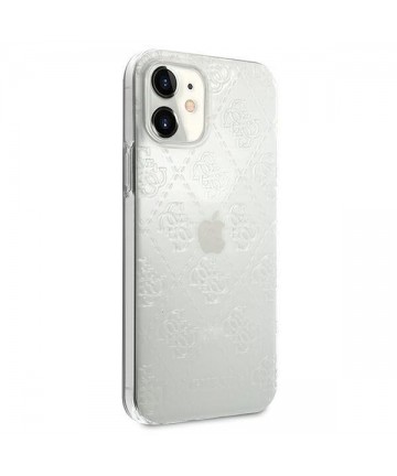 Guess GUHCP12S3D4GTR iPhone 12 mini 5.4" transparent hardcase 4G 3D Pattern Collection
