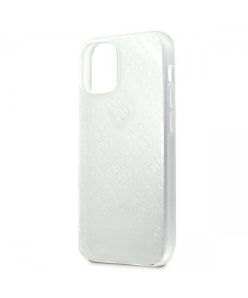 Guess GUHCP12S3D4GTR iPhone 12 mini 5.4" transparent hardcase 4G 3D Pattern Collection