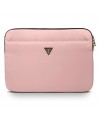 Guess Nylon Triangle Logo case for a 13" laptop - pink