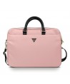 Guess Nylon Triangle Logo bag for a 16" laptop - pink