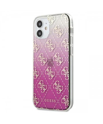 Guess GUHCP12SPCU4GGPI iPhone 12 mini 5.4" pink/pink hardcase 4G Gradient