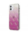 Guess GUHCP12SPCU4GGPI iPhone 12 mini 5.4" pink/pink hardcase 4G Gradient