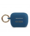 Guess GUACAPSILGLBL AirPods Pro cover blue/blue Silicone Glitter