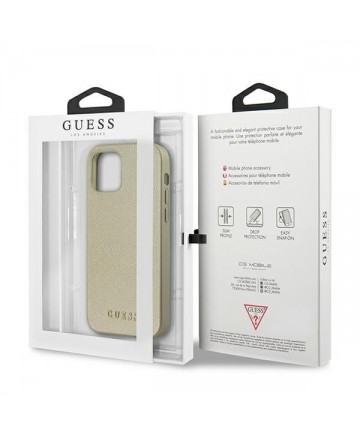 Guess GUHCP12LIGLGO iPhone 12 Pro Max 6.7" gold/gold hardcase Iridescent