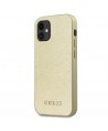 Guess GUHCP12SIGLGO iPhone 12 mini 5.4" gold/gold hardcase Iridescent