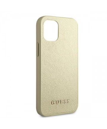 Guess GUHCP12SIGLGO iPhone 12 mini 5.4" gold/gold hardcase Iridescent