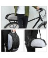 Wozinsky Bike Pannier Bag with Shoulder Strap 13L Black (WBB1BK)