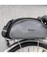 Wozinsky Bike Pannier Bag with Shoulder Strap 13L Black (WBB1BK)