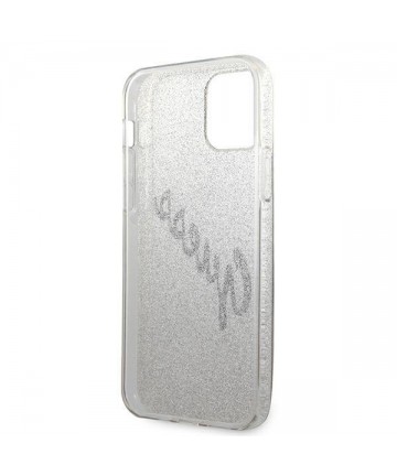 Guess GUHCP12LPCUGLSGO iPhone 12 Pro Max 6.7" gold/gold hardcase Glitter Gradient Script