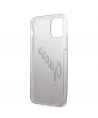 Guess GUHCP12LPCUGLSPI iPhone 12 Pro Max 6.7" pink/pink hardcase Glitter Gradient Script