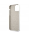 Guess GUHCP12SLSLMGWH iPhone 12 mini 5.4" white/white hardcase Metal Logo Script