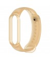Silicone strap for Xiaomi Mi Band 5 / 6 wristband strap - gold