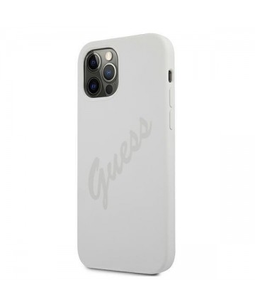Guess GUHCP12LLSVSCR iPhone 12 Pro Max 6.7" cream/cream hardcase Script Vintage