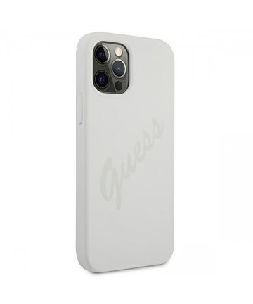 Guess GUHCP12LLSVSCR iPhone 12 Pro Max 6.7" cream/cream hardcase Script Vintage