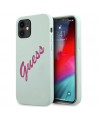Guess GUHCP12SLSVSBF iPhone 12 mini 5.4" blue fuchsia/blue fuschia hardcase Silicone Vintage