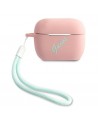 Guess GUACAPLSVSPG AirPods Pro cover rose green/pink green Silicone Vintage