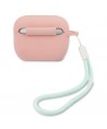 Guess GUACAPLSVSPG AirPods Pro cover rose green/pink green Silicone Vintage