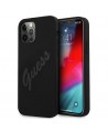 Guess GUHCP12LLSVSBK iPhone 12 Pro Max 6.7" black/black hardcase Script Vintage