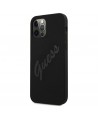 Guess GUHCP12LLSVSBK iPhone 12 Pro Max 6.7" black/black hardcase Script Vintage