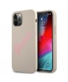 Guess GUHCP12LLSVSGP iPhone 12 Pro Max 6.7" gray pink/grey pink hardcase Silicone Vintage