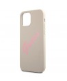 Guess GUHCP12LLSVSGP iPhone 12 Pro Max 6.7" gray pink/grey pink hardcase Silicone Vintage