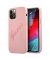Guess GUHCP12LLSVSPI iPhone 12 Pro Max 6.7" pink/pink hardcase Script Vintage