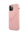 Guess GUHCP12LLSVSPI iPhone 12 Pro Max 6.7" pink/pink hardcase Script Vintage