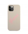 Guess GUHCP12MLSVSGP iPhone 12/12 Pro 6.1" gray pink/grey pink hardcase Silicone Vintage