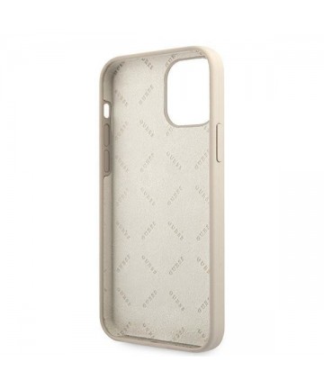 Guess GUHCP12MLSVSGP iPhone 12/12 Pro 6.1" gray pink/grey pink hardcase Silicone Vintage