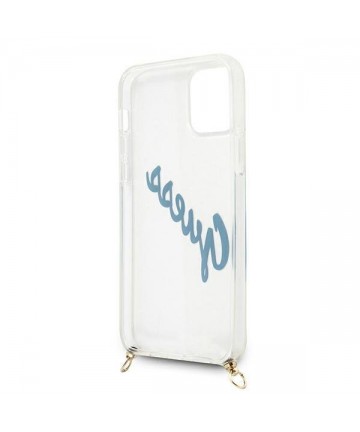 Guess GUHCP12SCRTVSBL iPhone 12 mini 5.4" blue/blue hardcase Script Vintage