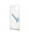 Guess GUHCP12SCRTVSBL iPhone 12 mini 5.4" blue/blue hardcase Script Vintage