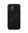 Guess GUHCP12SLSVSBK iPhone 12 mini 5.4" black/black hardcase Script Vintage