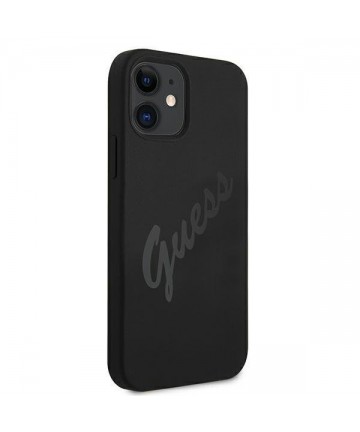 Guess GUHCP12SLSVSBK iPhone 12 mini 5.4" black/black hardcase Script Vintage