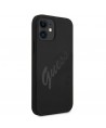 Guess GUHCP12SLSVSBK iPhone 12 mini 5.4" black/black hardcase Script Vintage
