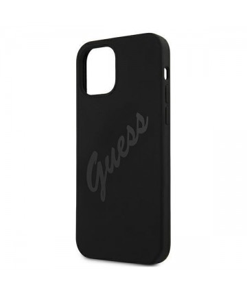 Guess GUHCP12SLSVSBK iPhone 12 mini 5.4" black/black hardcase Script Vintage