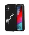 Guess GUHCP12SLSVSBW iPhone 12 mini 5.4" black and white hardcase Silicone Vintage