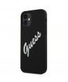 Guess GUHCP12SLSVSBW iPhone 12 mini 5.4" black and white hardcase Silicone Vintage
