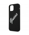 Guess GUHCP12SLSVSBW iPhone 12 mini 5.4" black and white hardcase Silicone Vintage