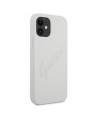 Guess GUHCP12SLSVSCR iPhone 12 mini 5.4" cream/cream hardcase Script Vintage