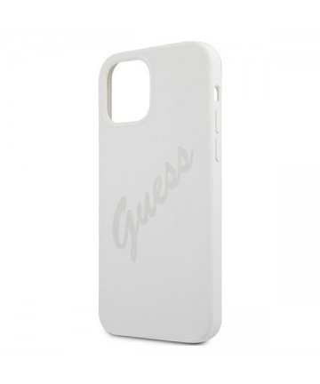 Guess GUHCP12SLSVSCR iPhone 12 mini 5.4" cream/cream hardcase Script Vintage
