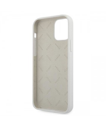 Guess GUHCP12SLSVSCR iPhone 12 mini 5.4" cream/cream hardcase Script Vintage