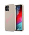Guess GUHCP12SLSVSGP iPhone 12 mini 5.4" gray pink/grey pink hardcase Silicone Vintage