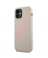 Guess GUHCP12SLSVSGP iPhone 12 mini 5.4" gray pink/grey pink hardcase Silicone Vintage